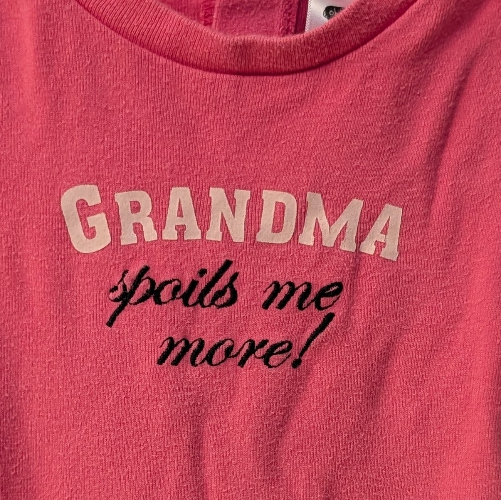 *(3 For $10.00)* 12 Month Onesie - Grandma Spoils Me More
